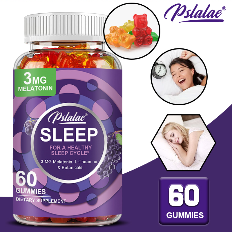 Melatonin Sleep Gummy - Sleep Gummies - with Melatonin, L-Theanine