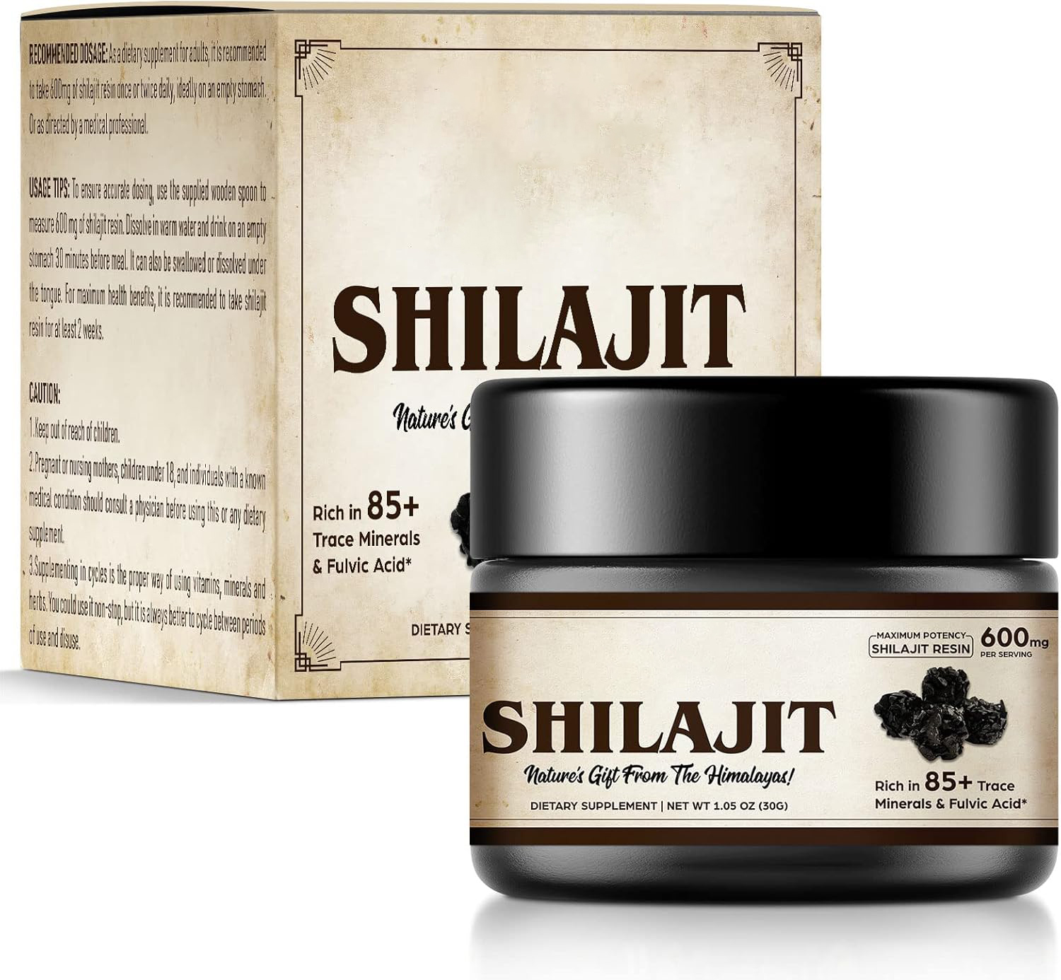 Shilajit Resin Pure - Shilajit Pure Himalayan Organic Shilajit Resin