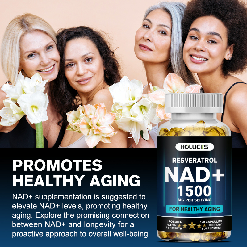 1500mg Anti-Aging NAD+ Capsule - Resveratrol Capsule Anti Aging ulasan dan harga
