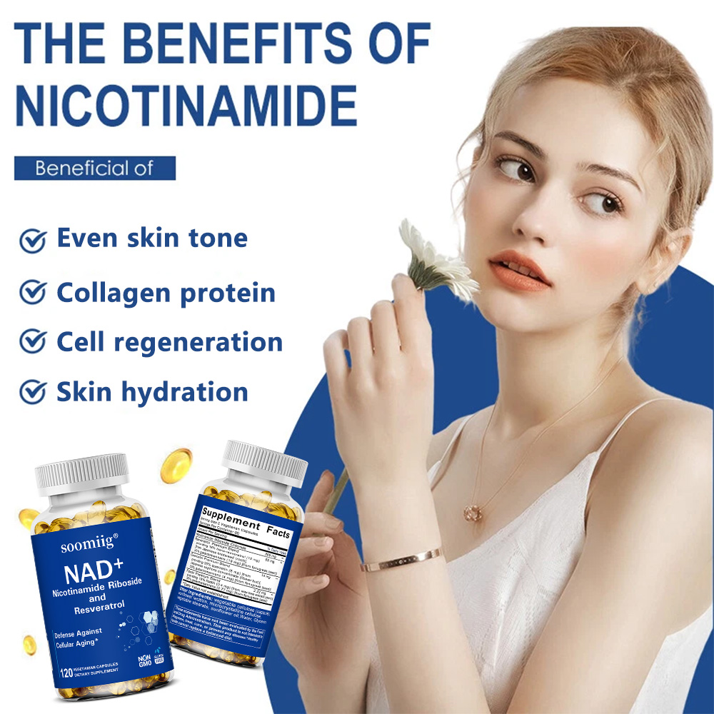 NAD Supplement - with Nicotina - Resveratrol Capsule Anti Aging ulasan dan harga