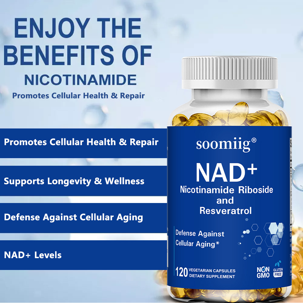 NAD Supplement - with Nicotina - Resveratrol Capsule Anti Aging ulasan dan harga