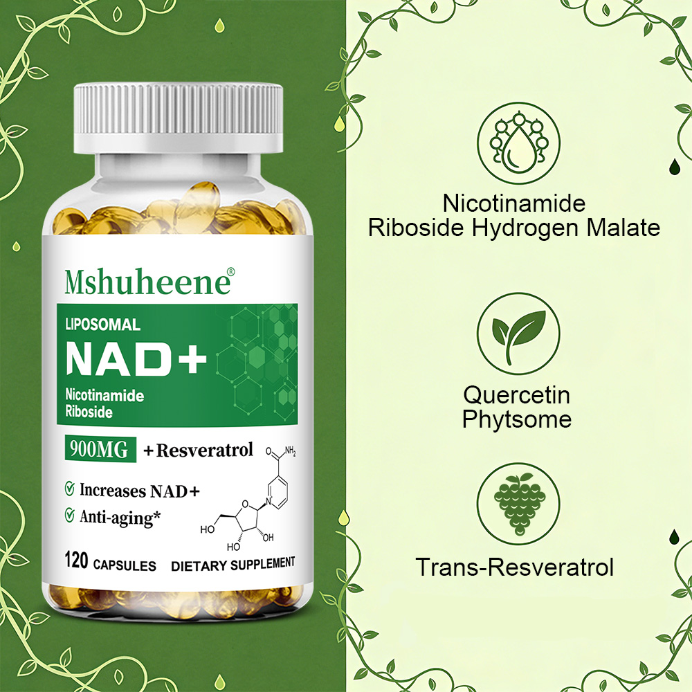 NAD+ Booster Capsules with Que - Resveratrol Capsule Anti Aging ulasan dan harga