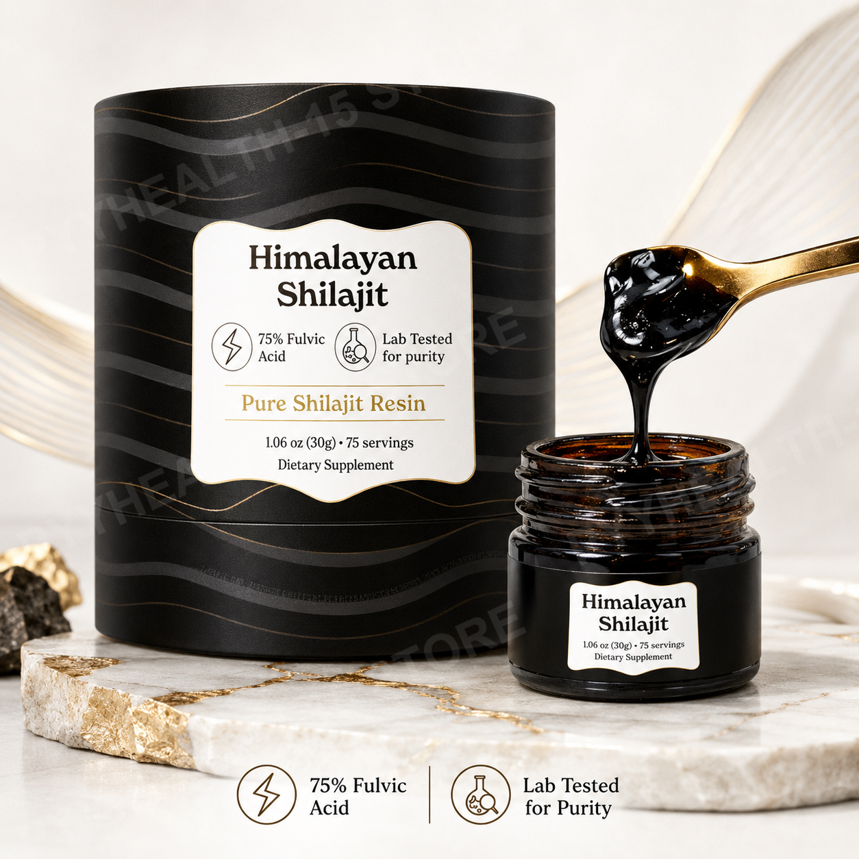 Himalayan Shilajit Resin Pure  - Shilajit Resin Pure ulasan dan harga