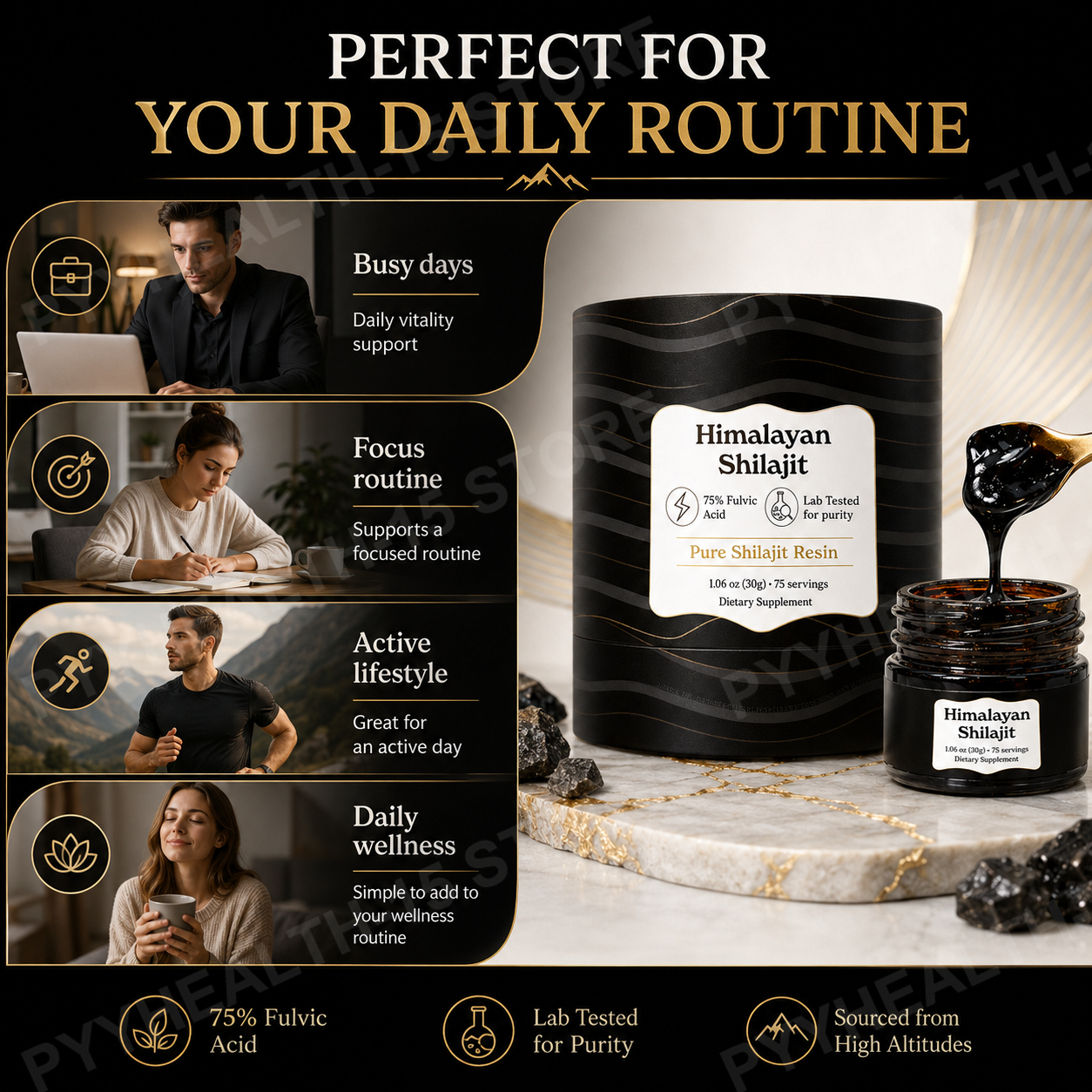 Himalayan Shilajit Resin Pure  - Shilajit Resin Pure ulasan dan harga