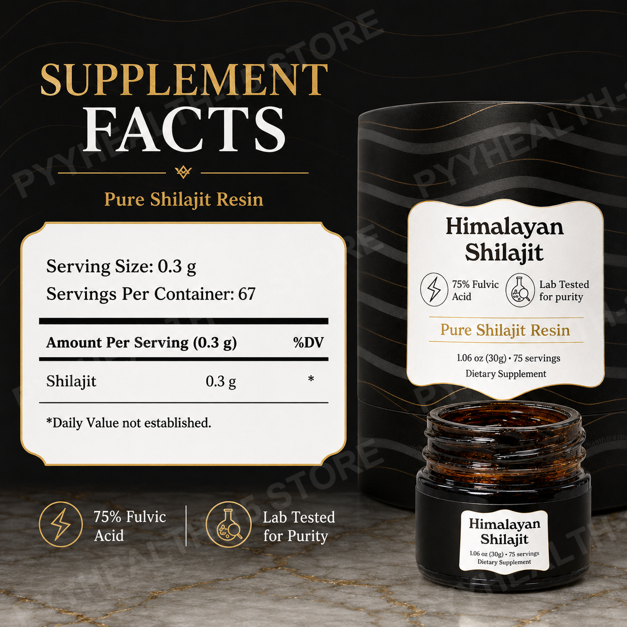 Himalayan Shilajit Resin Pure  - Shilajit Resin Pure ulasan dan harga