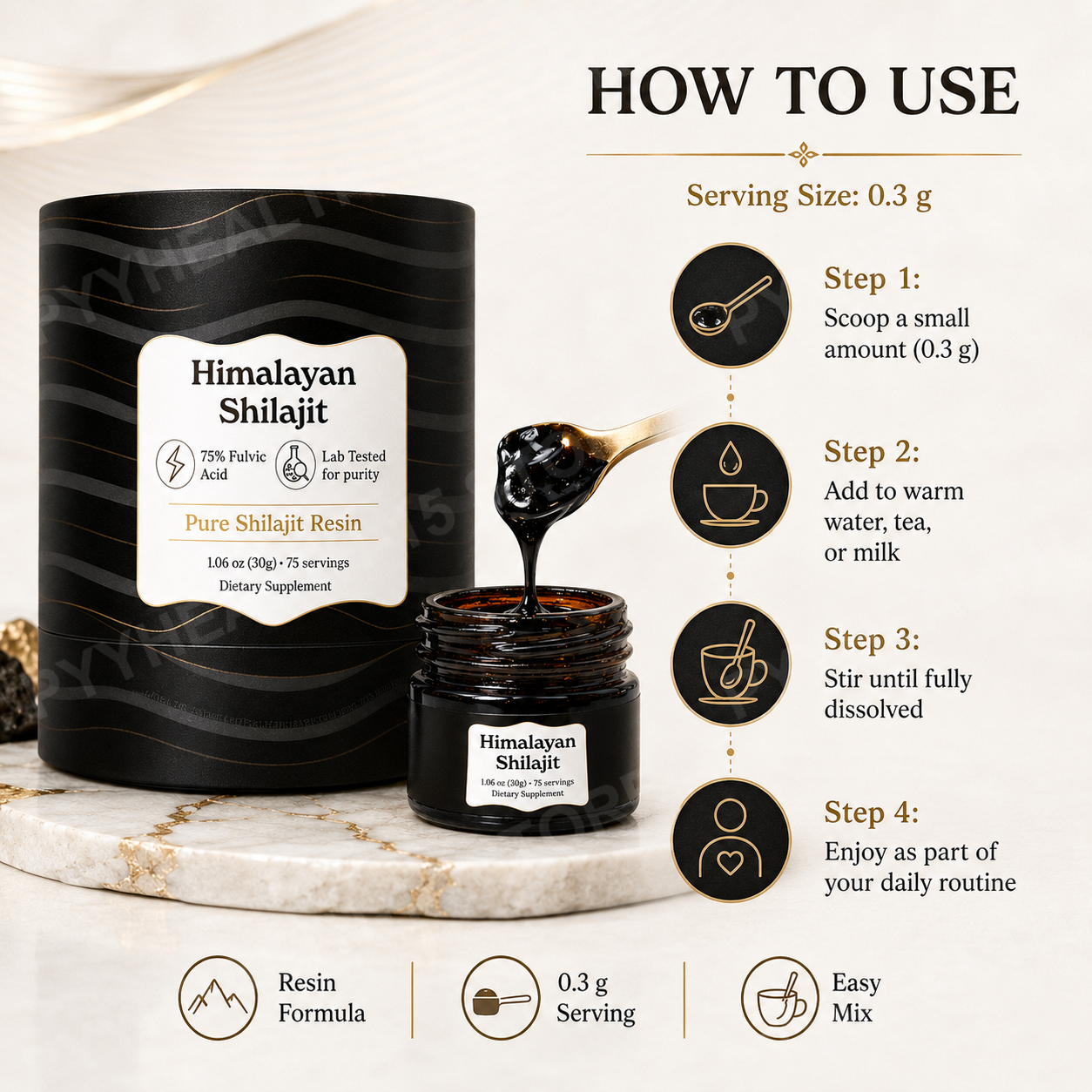 Himalayan Shilajit Resin Pure  - Shilajit Resin Pure ulasan dan harga