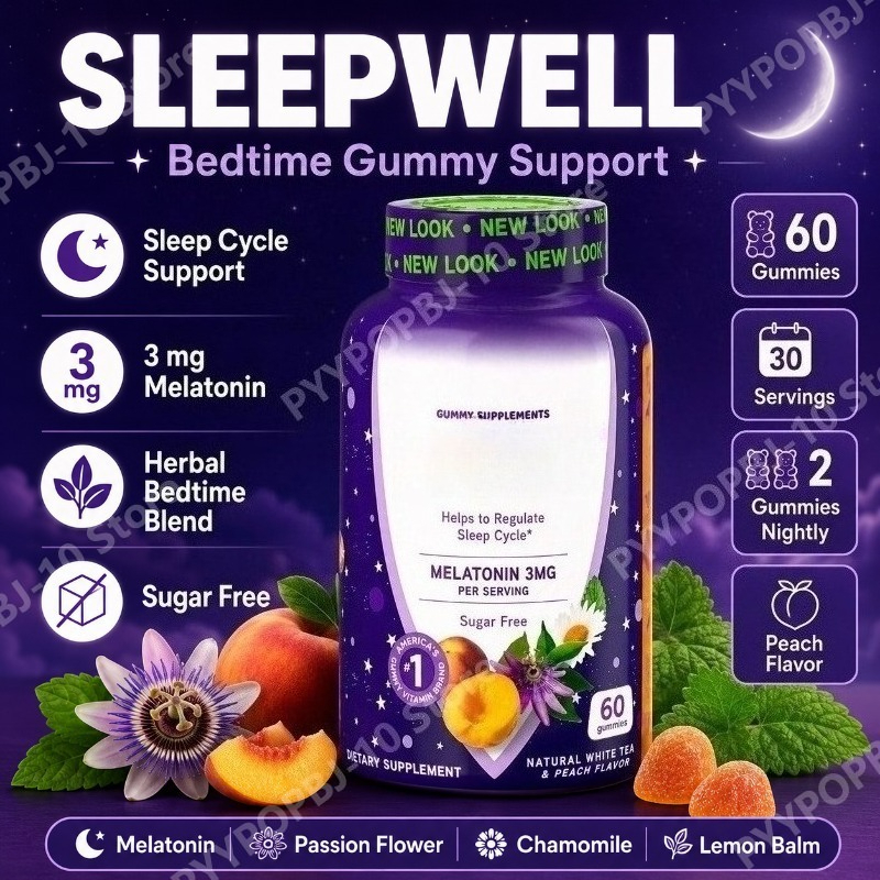 Sleep Gummies with Melatonin 3 - Melatonin Sleep Gummy ulasan dan harga