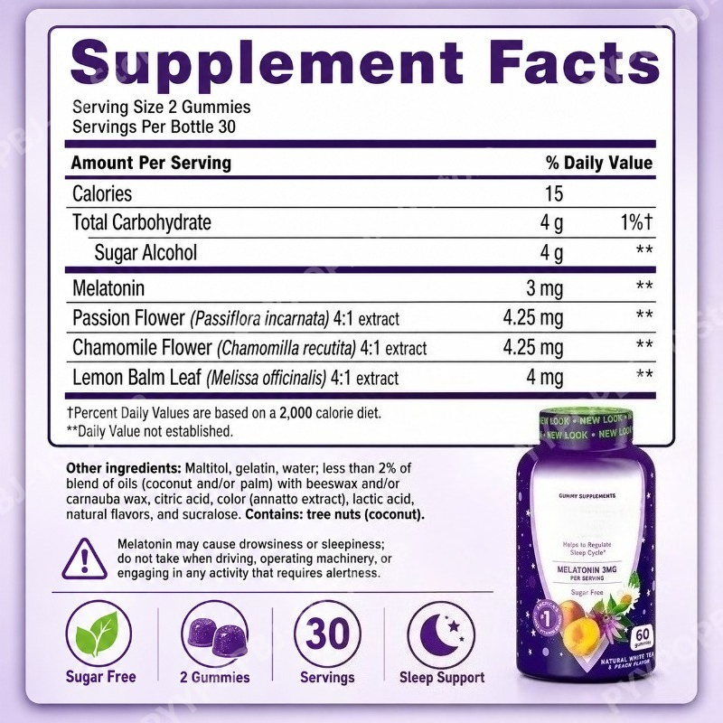 Sleep Gummies with Melatonin 3 - Melatonin Sleep Gummy ulasan dan harga