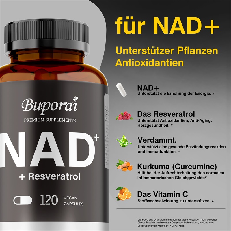 NAD+ Supplements - Anti-aging, - Resveratrol Capsule Anti Aging ulasan dan harga