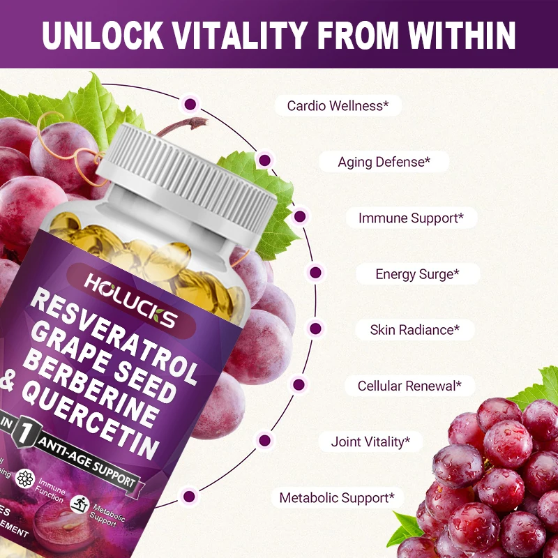 Buy 1 Get 1 Free! Resveratrol  - Resveratrol Capsule Anti Aging ulasan dan harga