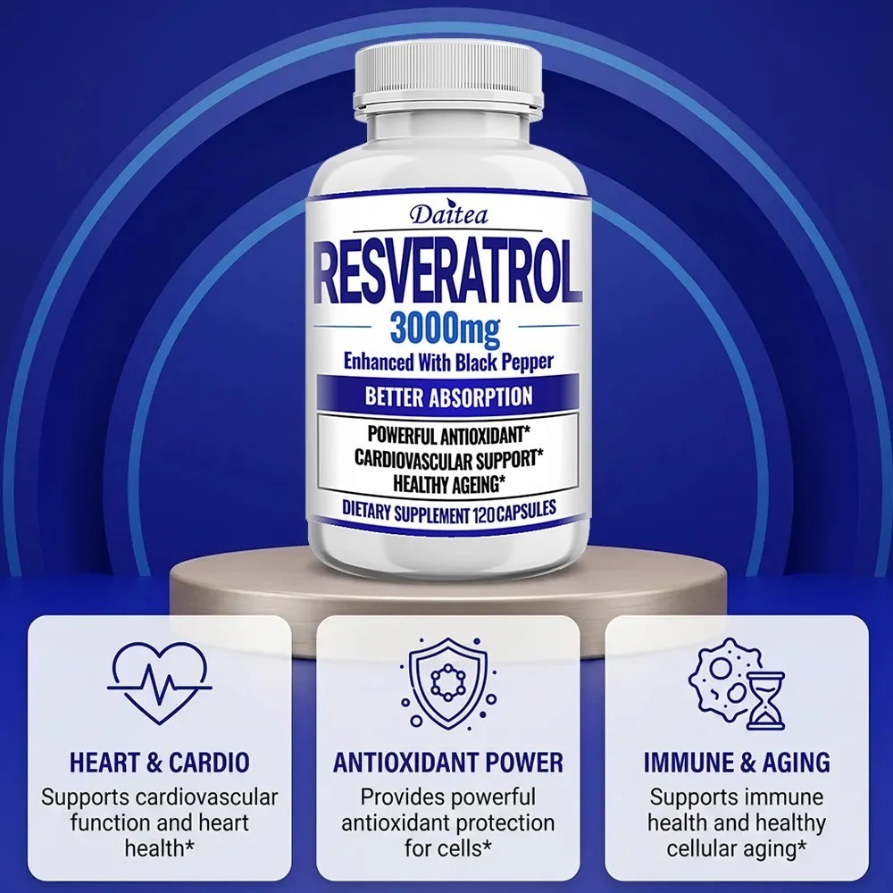Resveratrol Supplement Capsule - Resveratrol Capsule Anti Aging ulasan dan harga