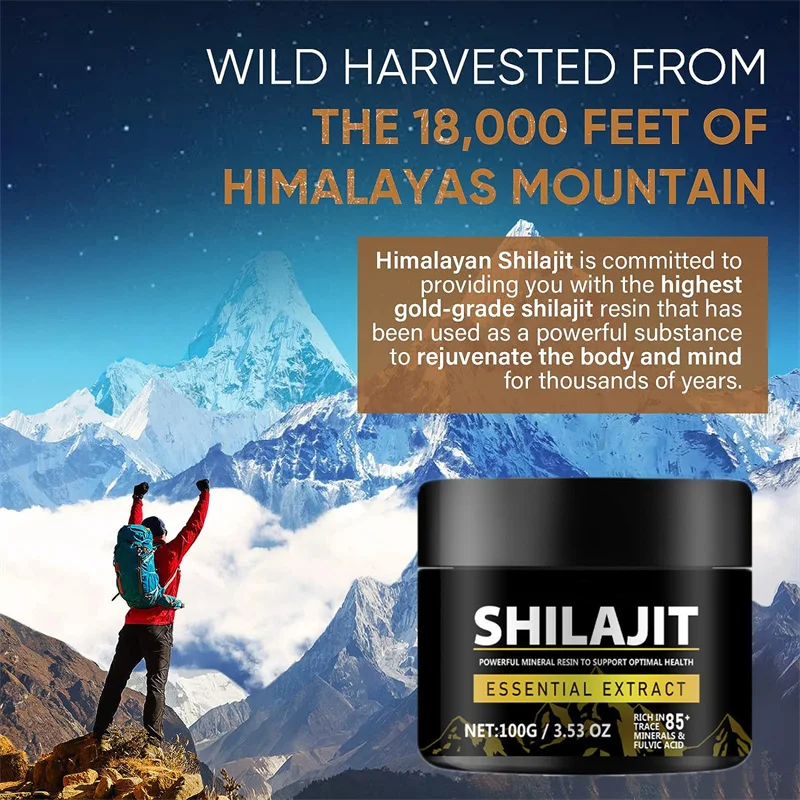 1000mg Pure Shilajit Resin Min - Shilajit Resin Pure ulasan dan harga