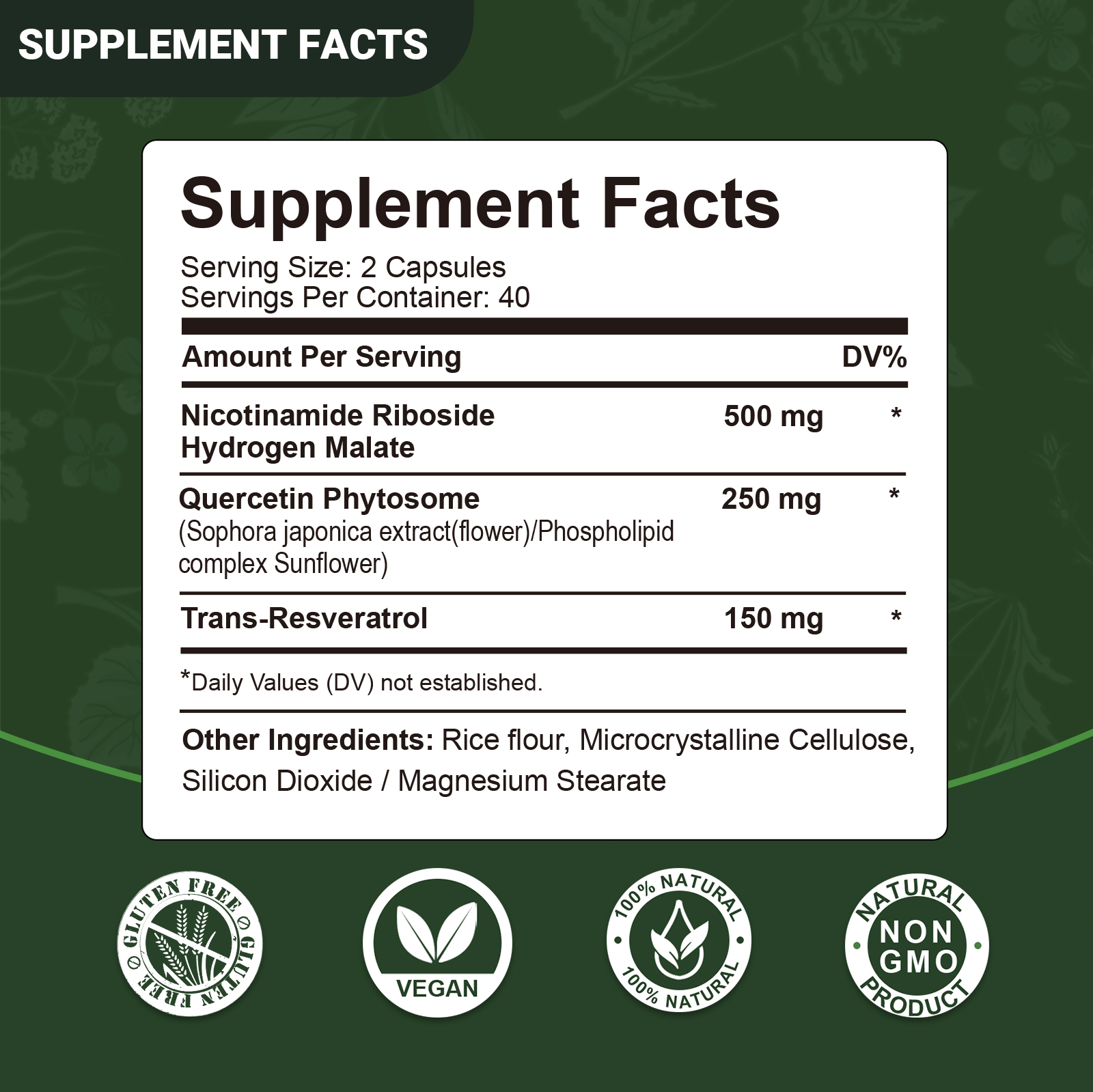 NAD+Supplement - Liposomal Nic - Resveratrol Capsule Anti Aging ulasan dan harga