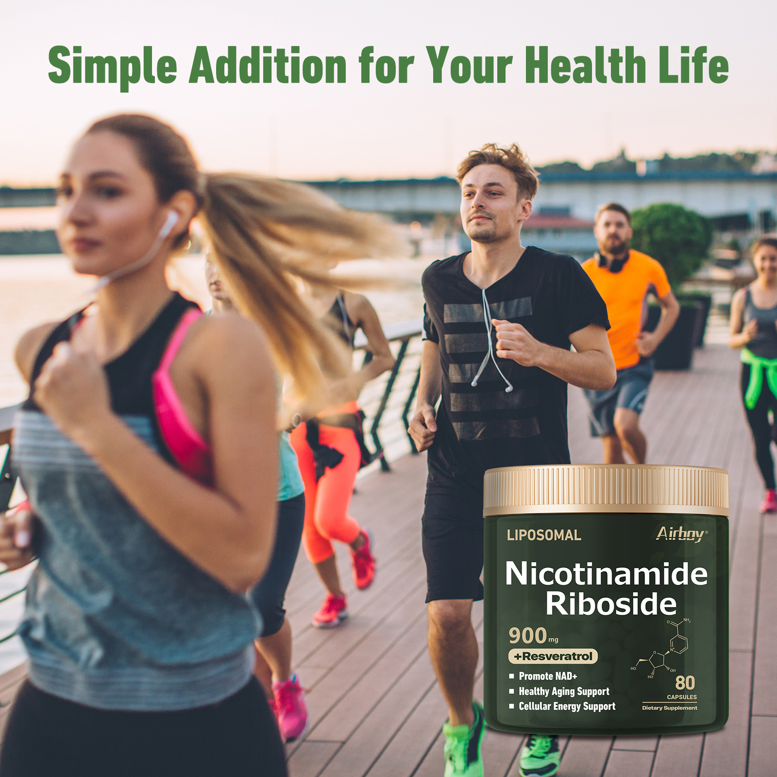 NAD+Supplement - Liposomal Nic - Resveratrol Capsule Anti Aging ulasan dan harga