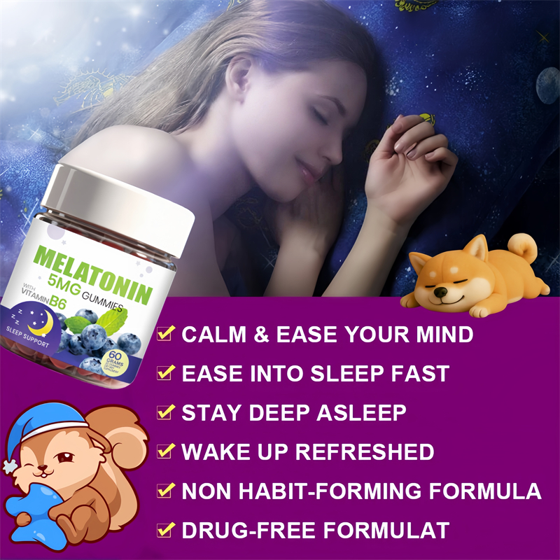 Melatonin Gummies With Vitamin - Melatonin Sleep Gummy ulasan dan harga