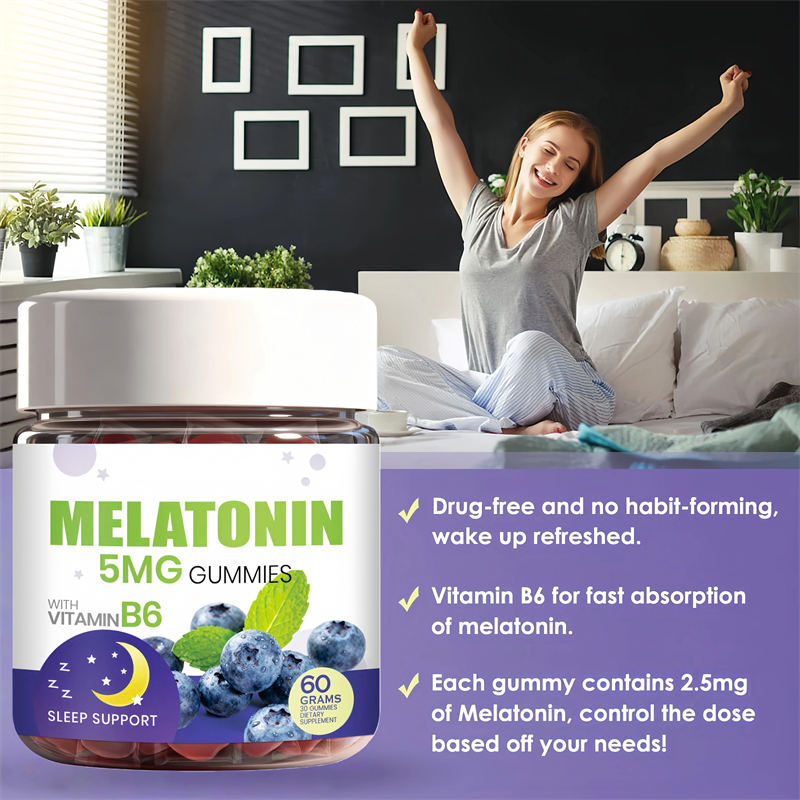 Melatonin Gummies With Vitamin - Melatonin Sleep Gummy ulasan dan harga