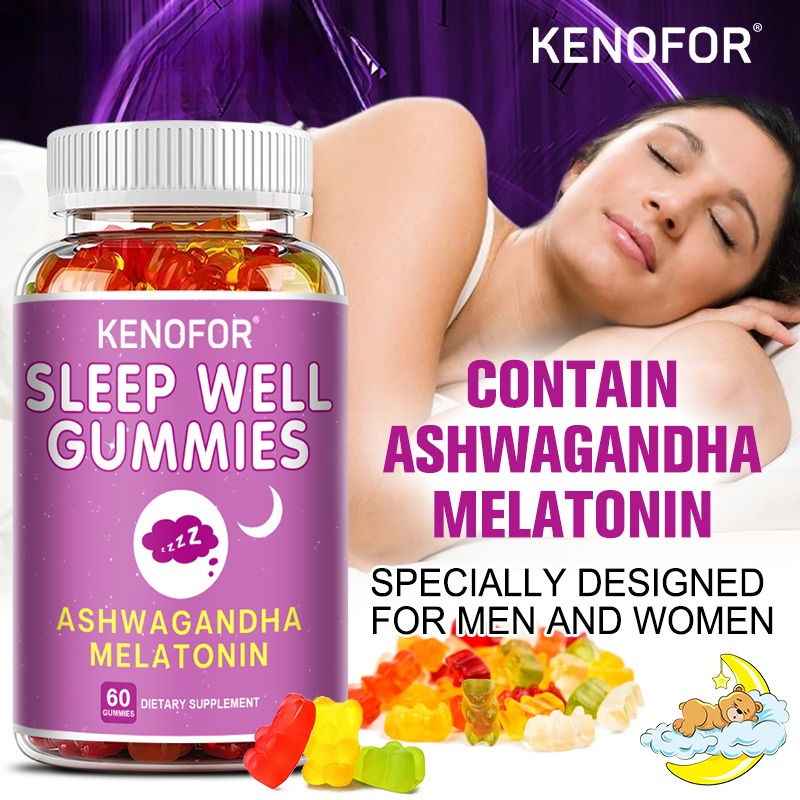 Melatonin + Ashwagandha Gummie - Melatonin Sleep Gummy ulasan dan harga