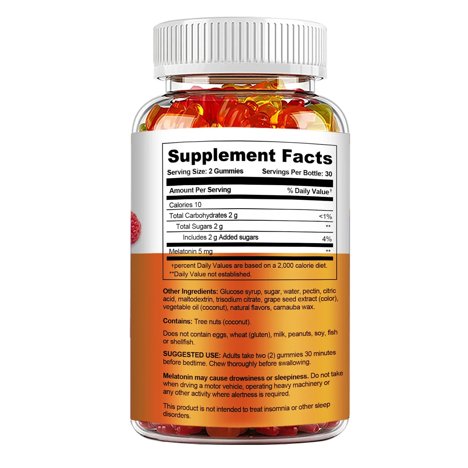 5mg Melatonin Gummies for Adul - Melatonin Sleep Gummy ulasan dan harga