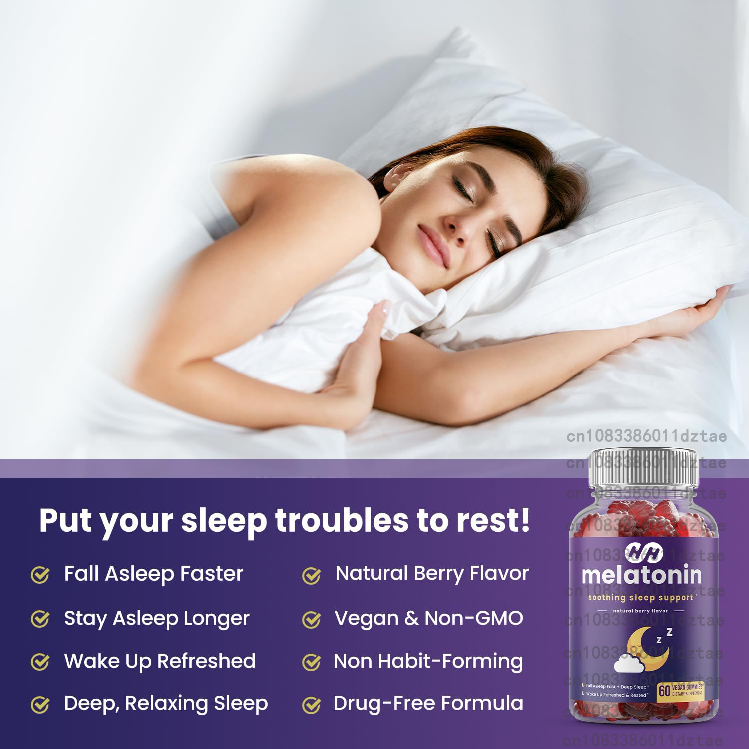 Melatonin Gummies - Sleep Aid, - Melatonin Sleep Gummy ulasan dan harga