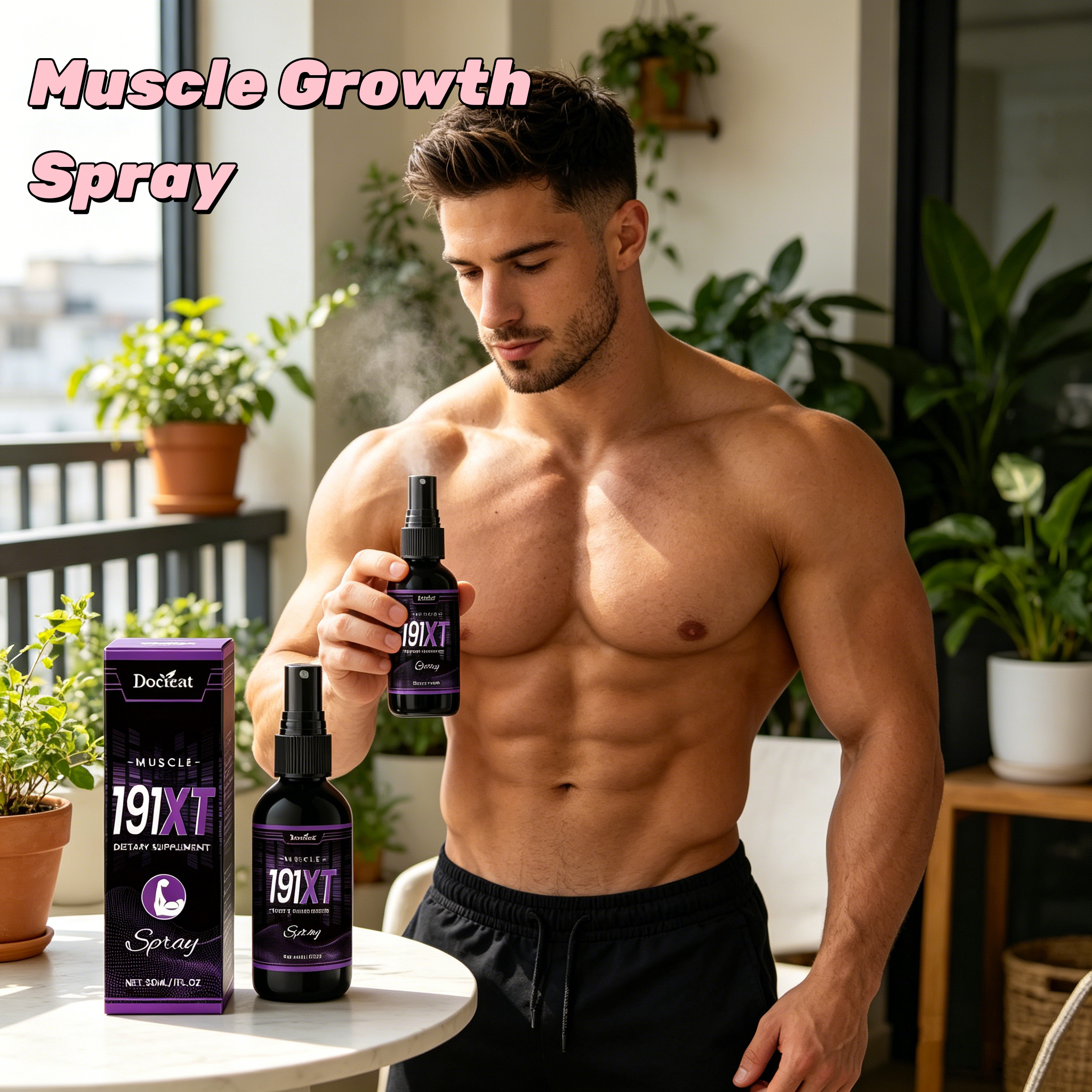 Muscle Growth Spray Enhance Ph - Fitness Nutrition Energy ulasan dan harga