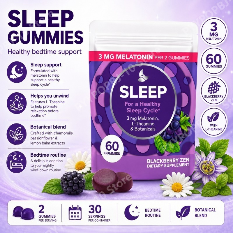 Sleep Gummies with Melatonin 3 - Melatonin Sleep Gummy ulasan dan harga