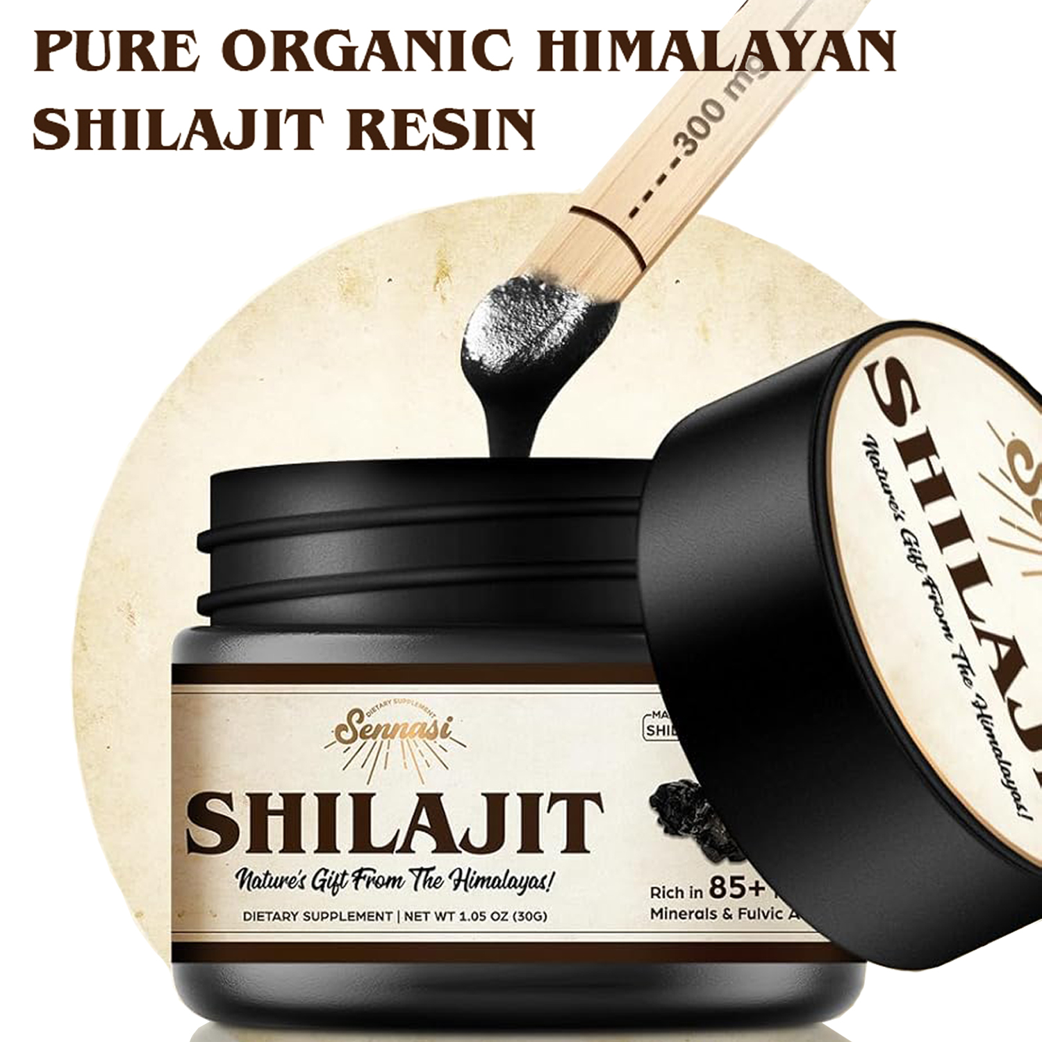 100% Pure Natural Himalayan Or - Shilajit Resin Pure ulasan dan harga