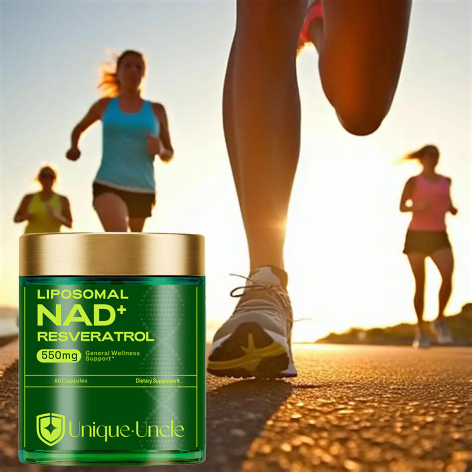 Liposomal NAD+ Supplement 550m - Resveratrol Capsule Anti Aging ulasan dan harga