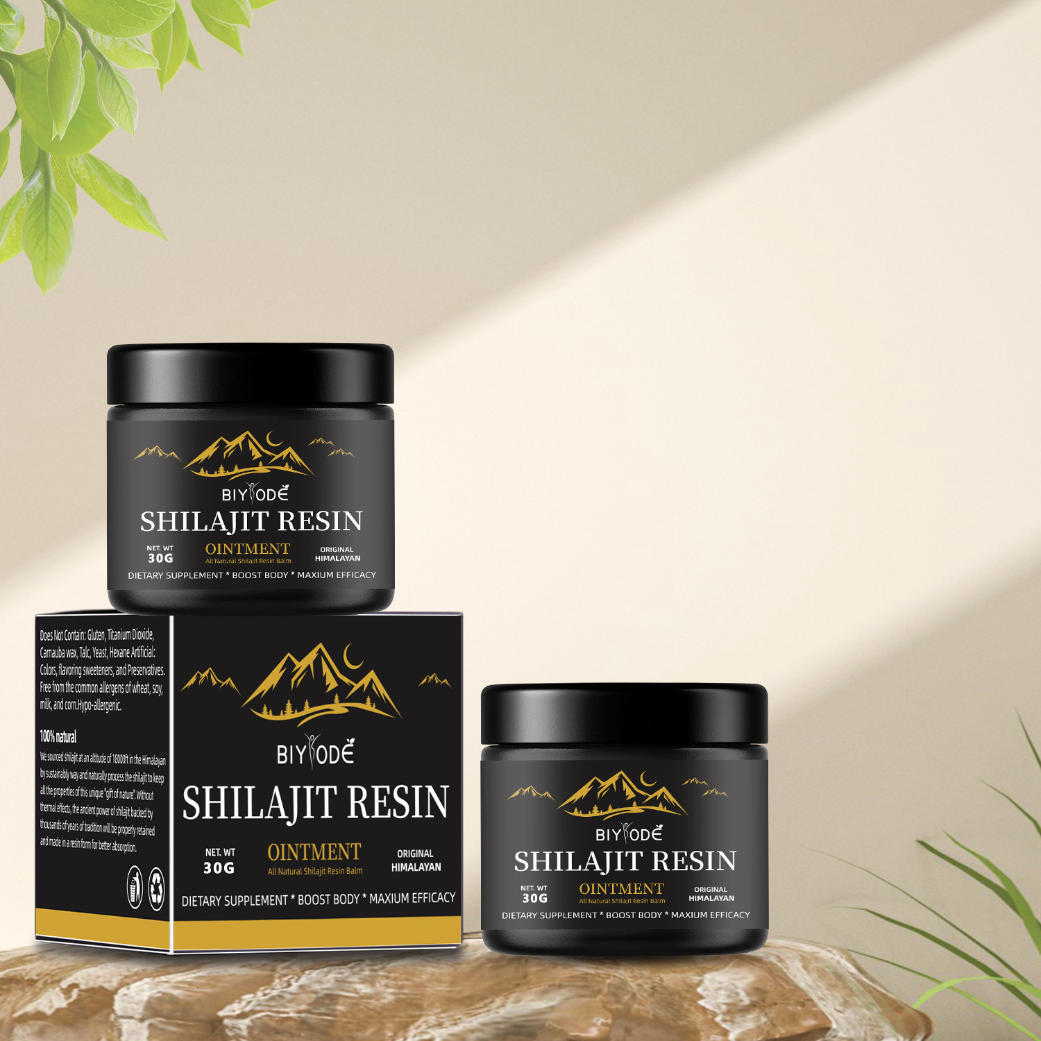 600MG Pure Premium Himalayan S - Shilajit Resin Pure ulasan dan harga