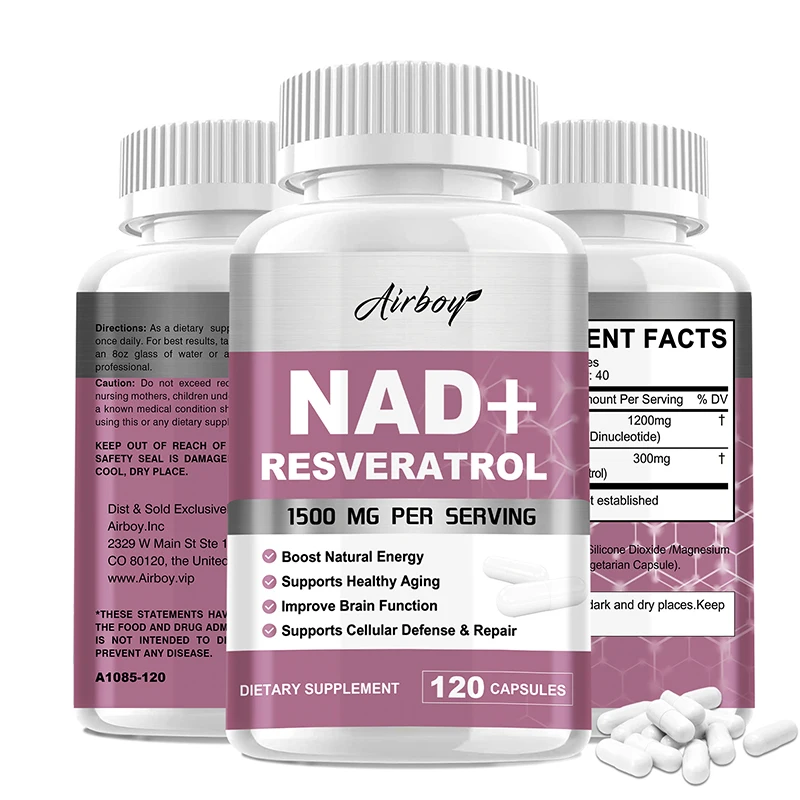 NAD+ Resveratrol Supplements - - Resveratrol Capsule Anti Aging ulasan dan harga