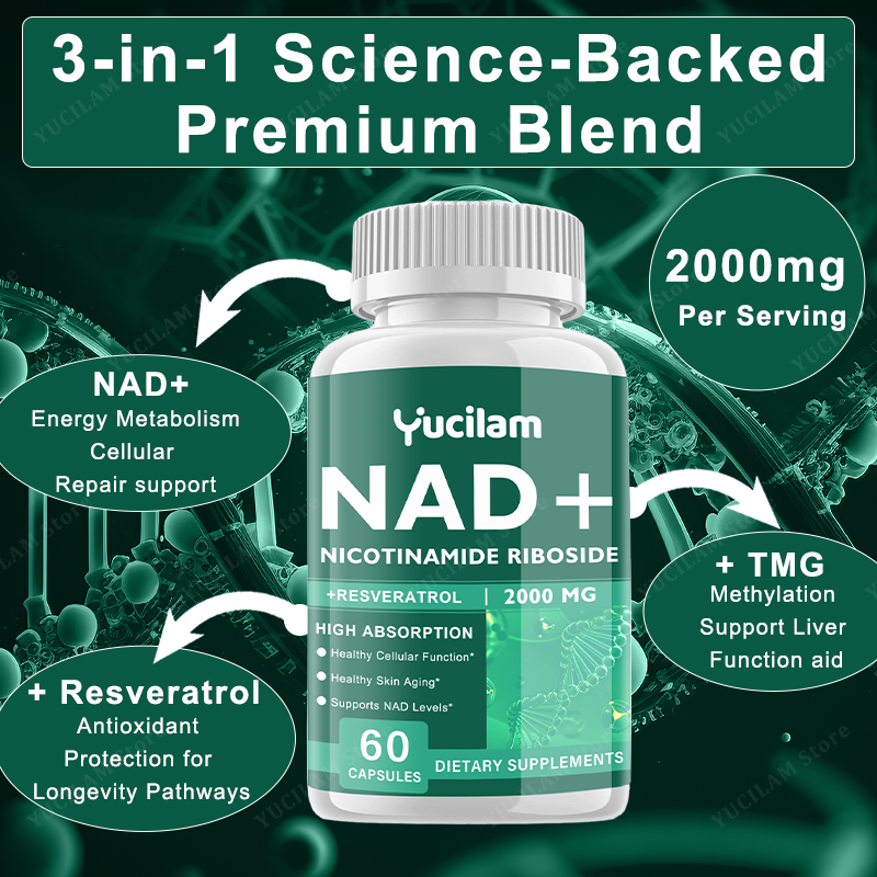 NAD+ Resveratrol Supplement -  - Resveratrol Capsule Anti Aging ulasan dan harga