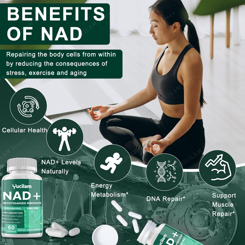 NAD+ Resveratrol Supplement -  - Resveratrol Capsule Anti Aging ulasan dan harga